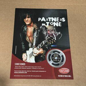 Steve Stevens of Billy Idol - Celestion Speakers - 2006 Print Ad